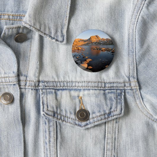 Muriel Lake Sunset near Piute Pass - Sierra Nevada Button (Beispiel)