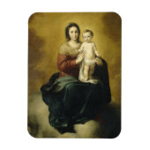 Murillo, Madonna und Kind, Religiöse Kunst Magnet (Vertikal)