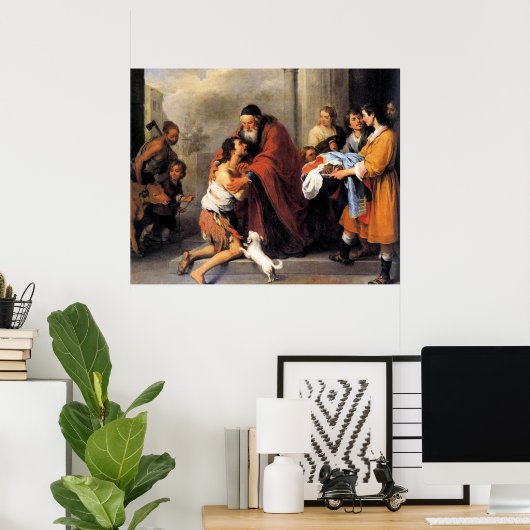 Murillo - Return of the Prodigal Son Poster (Heimbüro)