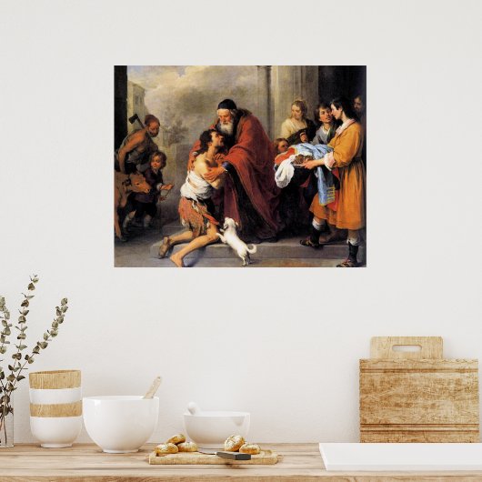 Murillo - Return of the Prodigal Son Poster (Küche)