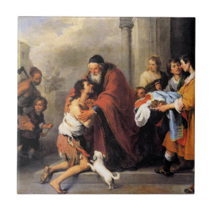Murillo - Rückkehr des verlorenen Sohnes Fliese