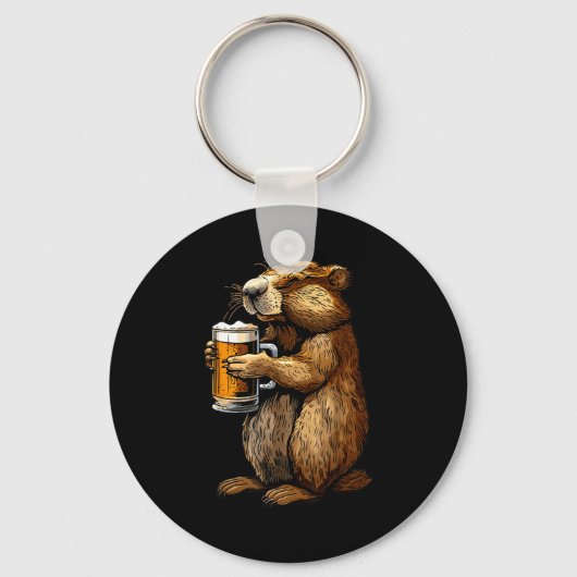 Murmelbier schlüsselanhänger (Vorderseite)