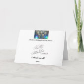 Murmeln auf Holograph Karte (Rückseite)