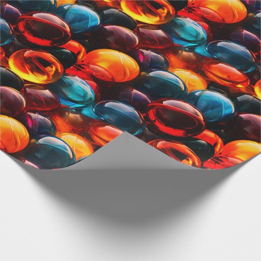 Murmeln Geschenkpapier (Ecke)