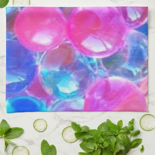 Murmeln Geschirrtuch (Gefaltet)