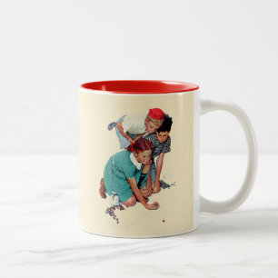 Murmelschampion Zweifarbige Tasse