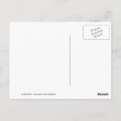 Murmeltier auf Almwiesen Postkarte (Rückseite)