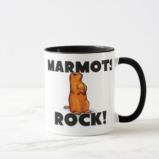 Murmeltier-Felsen Tasse (Rechts)