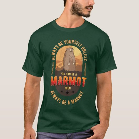 Murmeltier Murmeltier Eichhörnchen Tier Mädchen T-Shirt (Vorderseite)