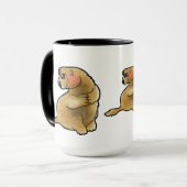 Murmeltier Tasse (Vorderseite Links)