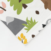 Murmeltiere auf einer Gebirgslichtung Fleecedecke (Ecke)