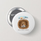 Murmeltiere Frauen Mama Murmeltiertag Kaffee Erste Button (Vorne & Hinten)