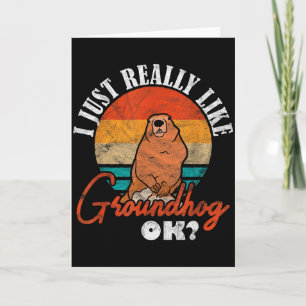 Murmeltiere I Ich mag Murmeltier einfach Ok _3  Karte