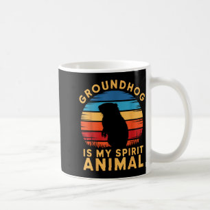 Murmeltiere Ist Mein Geist Tier Waldmurmeltier Mur Kaffeetasse