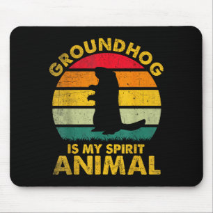 Murmeltiere ist mein Seelentier Lustiger Murmeltie Mousepad