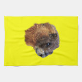 Murmeltierporträt Geschirrtuch (Horizontal)