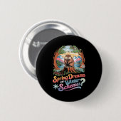 Murmeltiers-Tag-Design Süßes Murmeltier Button (Vorne & Hinten)