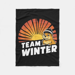 Murmeltiers Tag Team Winter  Fleecedecke