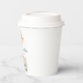 Murmeltiers Tag Wasserfarbe Pappbecher (Links)