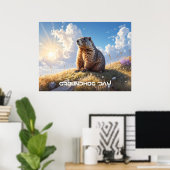 Murmeltiertag Poster (Heimbüro)