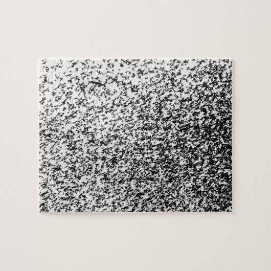 Murmuration Schwarzweiss-Puzzlespiel Puzzle (Horizontal)