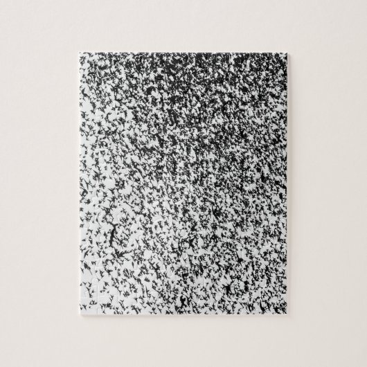 Murmuration Schwarzweiss-Puzzlespiel Puzzle (Vertikal)