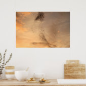 Murmuration von Starling Print Poster (Küche)