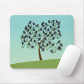Murmuration von Starlings Mousepad (Mit Mouse)