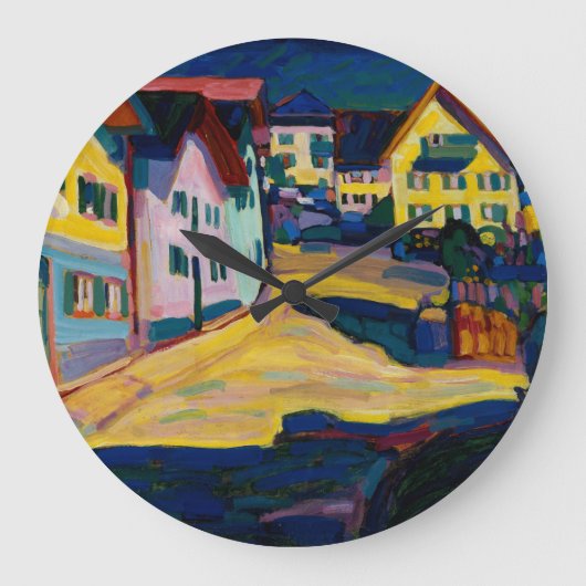 Murnau Burggrabenstrasse 1 - Wassily Kandinsky Große Wanduhr (Vorderseite)