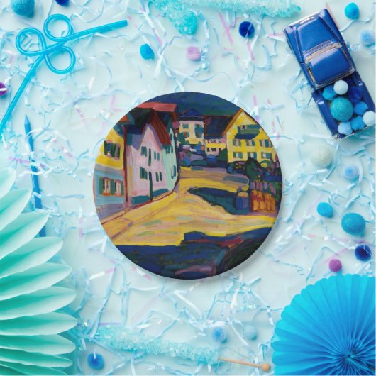 Murnau Burggrabenstrasse 1 - Wassily Kandinsky Pappteller (Party)