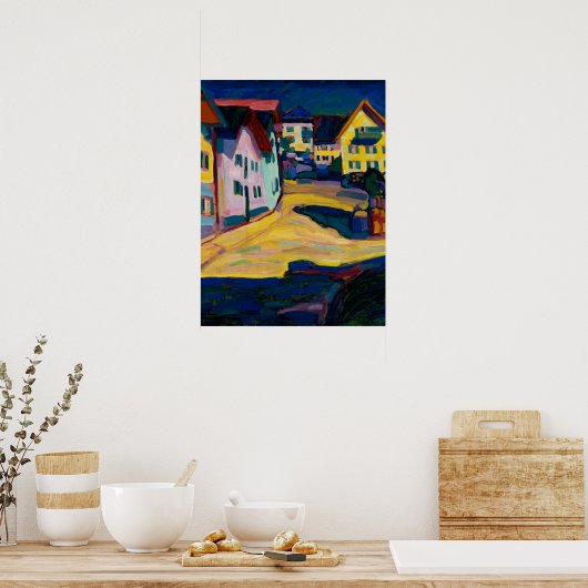 Murnau Burggrabenstrasse 1 - Wassily Kandinsky Poster (Küche)