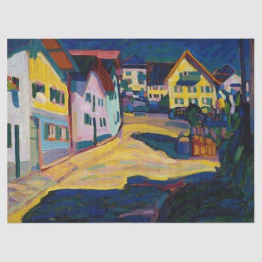 Murnau Burggrabenstrasse 1 - Wassily Kandinsky Seidenpapier (Vorderseite)