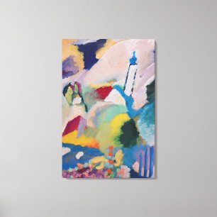 Murnau mit Kirche I, 1910 Leinwanddruck