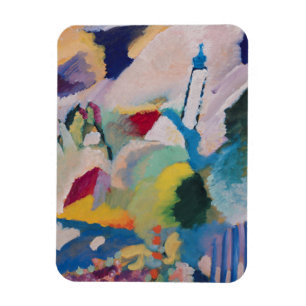 Murnau mit Kirche I, 1910 Magnet