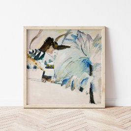 Murnau mit Lokomotive | Kandinsky Poster