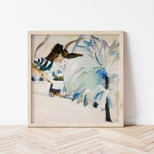 Murnau mit Lokomotive | Kandinsky Poster