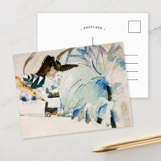 Murnau mit Lokomotive | Kandinsky Postkarte