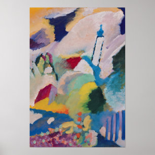 Murnau with Church 1910 Poster