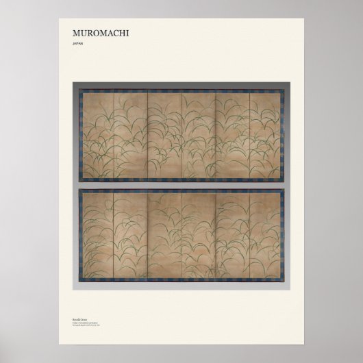 Muromachi Japan Kunstposter Poster (Vorne)