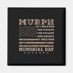 Murph 2021 Workout Challenge American Memorial Magnet