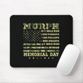 Murph 2021 Workout Challenge American Memorial Mousepad (Mit Mouse)