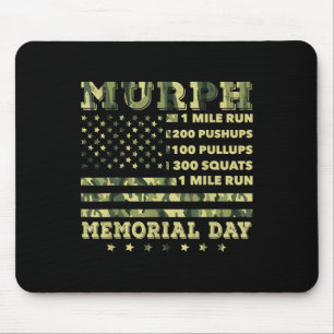 Murph 2021 Workout Challenge American Memorial Mousepad