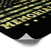 Murph 2021 Workout Challenge American Memorial Poster (Ecke)