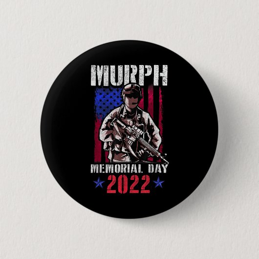 Murph 2022 Workout Challenge American Memorial Button (Vorderseite)