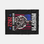 Murph 2022 Workout Challenge American Memorial Fleecedecke (Vorderseite (Horizontal))