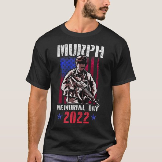 Murph 2022 Workout Challenge American Memorial T-Shirt (Vorderseite)