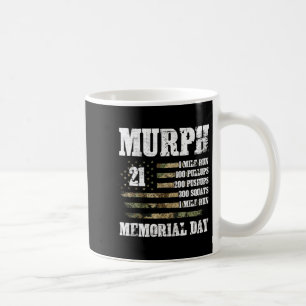 Murph 2023 Memorial Day Workout patriotischer Held Kaffeetasse