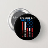 Murph Challenge American Memorial Day Workout Gym Button (Vorne & Hinten)