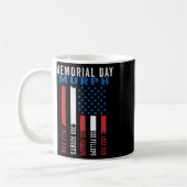 Murph Challenge American Memorial Day Workout Gym Kaffeetasse (Links)