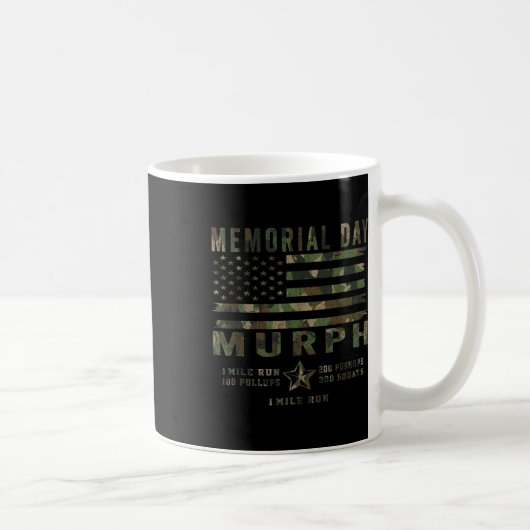 Murph Challenge Memorial Day Workout Gym Us Kaffeetasse (Rechts)